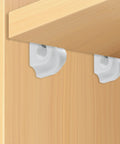 24 Pack White Wire Shelf Clips With Brackets Set For Closet Shelving Includes Screws And Expansion Tubes Heavy Duty Wall Clips