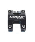 Short 31.8Mm Handlebar Stem 45Mm Length Aluminum Alloy Adjustable Black with screws visible, fits 31.8Mm bars, lightweight about 130g