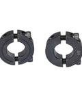 Beefy Double Split Shaft Collar 7/8 Inch Bore, For A Tight Hold, 1-5/8 Inch Outer Diameter, 1/2 Inch Height, Black Oxide Carbon Steel Clamp