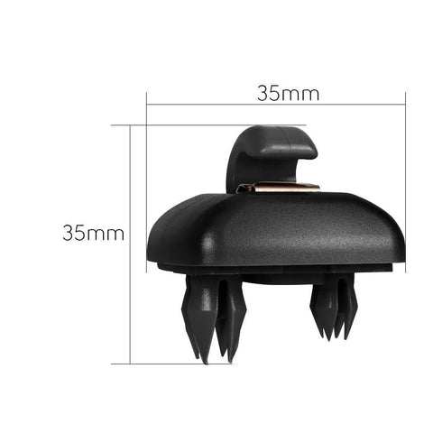 Interior Black ABS Plastic Sun Visor Hook Clip Bracket For Audi A1 A3 A4 A5 Q3 Q5 S3 S4 S5 TT RS3 RS4 RS5 Exeo 2009 To 2014 side view