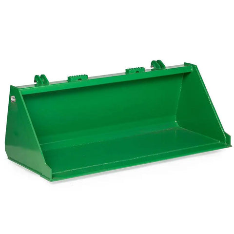 5 Foot Dirt Bucket Attachment For Tractors That Fits John Deere Hook And Pin Tractors A Handy Low Profile Scoop Green Metal Design