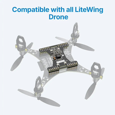 Drone Positioning Module With Optical Flow And ToF Sensor For Rock Solid Height Hold And Indoor Positioning VL53L1X And PMW3901 Integrated