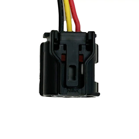Toyota Camshaft Position Sensor Connector Pigtail Plug-and-Play 90980-12353 645-744 Fits Tundra, Tacoma, 4Runner, Sequoia, Camry, Avalon, Sienna, Highlander, RAV4, Corolla, Prius, Venza, GX460 RX350 Lexus. 3-pin sealed black connector with wires