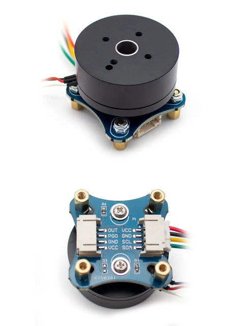 Tough As Nails Hollow Shaft Brushless DC Motor With AS5600 Magnetic Encoder Hall Sensor Outer Rotor Kit for Precise FOC Control