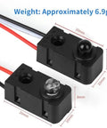 Five Pack Infrared Break Beam Sensor Module For Arduino And Robotics, Blazing Fast 2ms Response Time, 3 To 5V DC NPN Normally Open Output