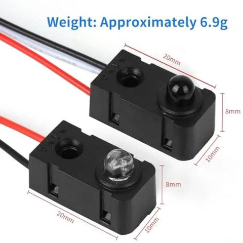 Five Pack Infrared Break Beam Sensor Module For Arduino And Robotics, Blazing Fast 2ms Response Time, 3 To 5V DC NPN Normally Open Output