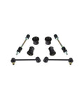19 Piece Steering and Suspension Kit With Tie Rod Ends Idler and Pitman Arms 4 Groove Spline Upper Lower Control Arms Front Rear Sway Bar