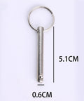 Get These Xuanqiu Quick Release Pins for Furniture And Marine Gear! This 10Pc M6 Ball Lock Set features a 5.1cm steel pin for secure locking.