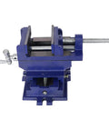 Cross Slide Drill Press Vise With Two Way X Y Precision Control Heavy Duty Cast Iron Milling Clamp For Woodworking And Metalworking 3.5 Inch