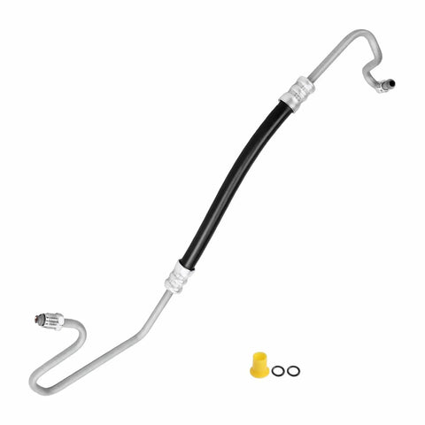 Power Steering Pressure Line Hose Assembly Direct Fit Replacement For Chevy Silverado Tahoe GMC C1500 C2500 K1500 Suburban Yukon 5.0L 5.7L With O Ring