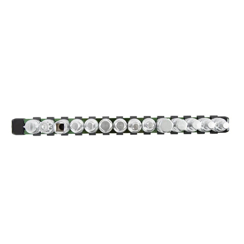 Full set of mounted drain plug socket set for oil changes and vehicle maintenance pro includes hex and square metric sockets
