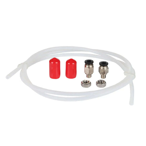 3D Printing Filament Dry Box Tubing Set With 2.5x4mm Inner Diameter Feed Tubes, Quick Connects, Sealing Plugs, Secure Locking