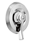 Commercial Three Function Transfer Valve Control Chrome Finish For Shower Systems and Institutional Fixtures, side view