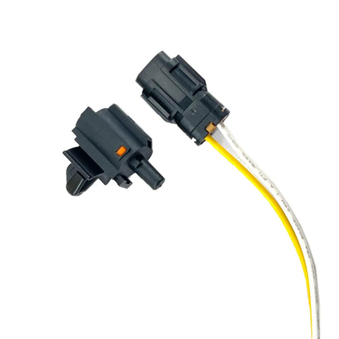 Top Shelf Ambient Temperature Sensor With Connector Pigtail Harness, OEM fit for Hyundai Kia models, durable wiring.