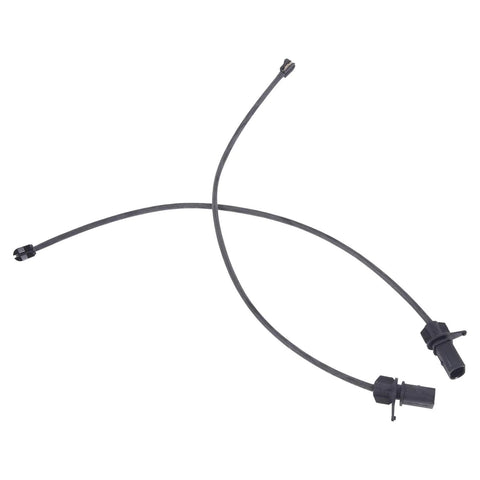 Front brake pad wear sensor cables, 2-pack, black, with plastic connectors, for Audi Q7/S5/A6 quattro