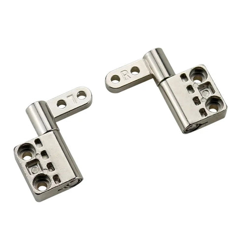 2 Pack Zinc Alloy Damping Hinge Set With 360 Degree Rotatable Torque Shaft For Cabinet And Gate Friction Hinges 0.56 Nm Right Hand Smooth Self Closing Quiet Operation, showing two metal hinges with mounting holes.