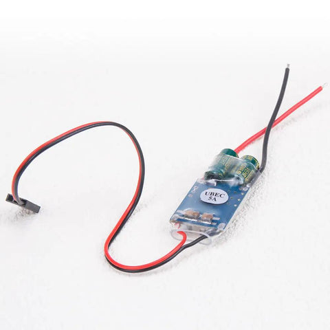 Two Pack UBEC 5V 5A External BEC Voltage Regulator with wires for RC Servos 5V 2 To 7S Step Down UBEC Module for FPV Quadcopter