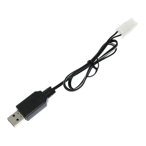 Compact USB Charger For 7.2V NiCd RC Batteries With Smart Protection 5V Input Up To 2A 7.2V Output 250mA Powers RC Trucks