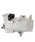 Hybrid Electric Air Conditioning Compressor Direct Fit Nissan C27 Serena E Power R134a side view showing connection and design features.