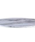 Level Up Your Dining Room With This Top Tier Round White Marble Dining Table Sporting A Sleek Stainless Steel Base And Easy Rotate Lazy Susan For Chill Evening Hangouts - round white marble tabletop