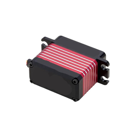 Beast Mode Brushless RC Servo delivering Hella Serious 45 Kg Cm Torque in a lightweight 77 gram chassis, CNC aluminum housing.