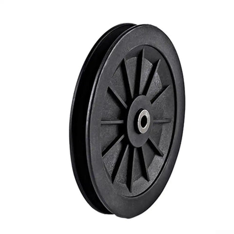 Beef Up Your Home Gym With This Low Noise Pulley For Cable Machines, Nylon Roller And Quiet Bearings, Strength Training Attachment For DIY Fitness System, Black 110 Millimeter black 110 mm nylon pulley