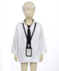 Unisex Kids Doctor Scientist Lab Costume Set With Thick White Coat And Role Play Accessories For Ages Five To Six Years