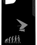 Dope Hang Glider Art Case For iPhone 16 Pro Max Fly The Friendly Skies With This Hang Gliding Inspired Phone Cover back view
