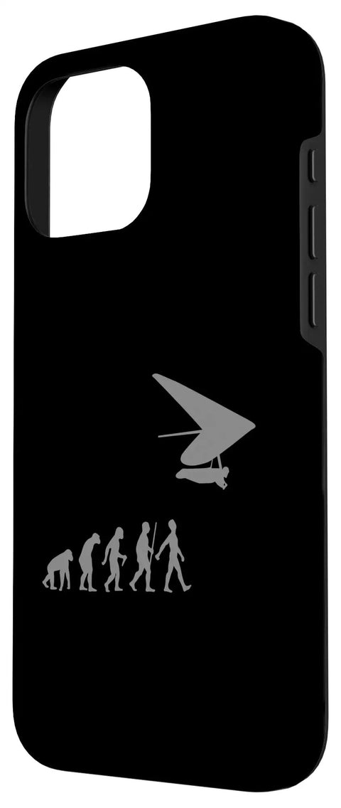 Dope Hang Glider Art Case For iPhone 16 Pro Max Fly The Friendly Skies With This Hang Gliding Inspired Phone Cover back view