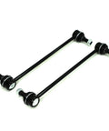 Front Sway Stabilizer Bar End Link Kit Set Of 2 For Hyundai Accent Elantra Forte And More Heavy Duty Bolt On Replacement Links To Beef Up Handling Steering Response And Ride Quality Fits 2012 To 2018 Accent 2011 To 2016 Elantra 2014 To 2018 Forte black steel sway bar end links set of 2