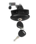 Rugged Heavy Duty Tubular Cam Lock For RV Cabinets And Toolboxes, Zinc Alloy Lock With 2 Keys, Black Finish, Easy To Install