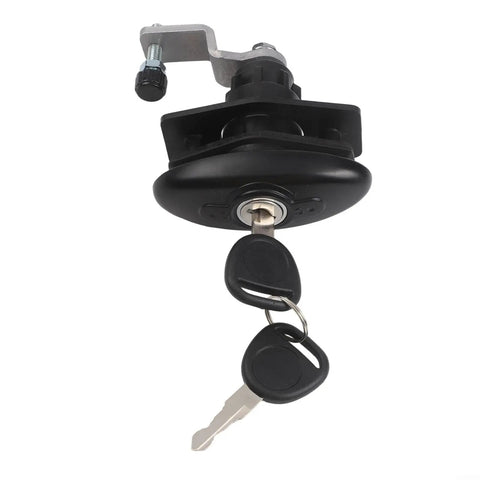 Rugged Heavy Duty Tubular Cam Lock For RV Cabinets And Toolboxes, Zinc Alloy Lock With 2 Keys, Black Finish, Easy To Install