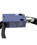 Heavy Duty Limit Switch XCMD2102L1 ZCMD21 IEC EN 60947 5 1 One Color Housing Built Tough For Industrial Control Projects And Safety Systems Designed For Fast Installation And Reliable Performance In Machinery And Safety Systems Across Industries, wired side view