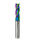 Roughing End Mill With DLC Diamond Like Coating Carbide Milling Cutter For Aluminum Copper Magnesium Alloys And Composite Materials, 3 Flute, 1 Quarter Inch Shank, High Efficiency Milling Tool For Metalworking showcased against a plain white background