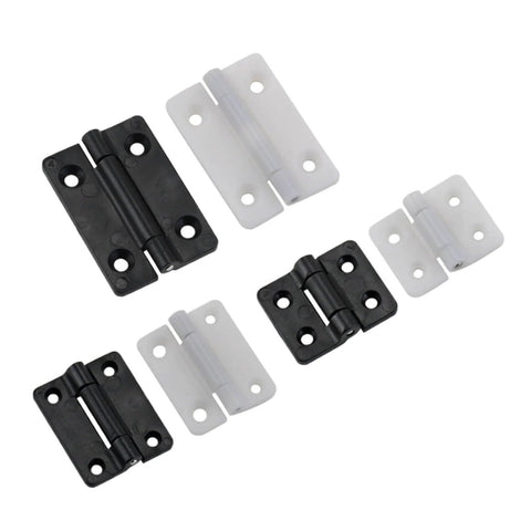 Plastic Torque Hinge Folding Industrial Hinge 1 Piece White 0.08 Nm Door Hardware For Cabinets And Equipment Heavy Duty