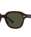 Erik Square Sunglasses Unisex RB4398 Non Polarized Havana Green Full Rim Frames 53mm Retro Style Lightweight Everyday Use