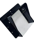 Rugged Weatherproof Acrylic Access Control Cover With Clear Panel for Keypad Enclosures, angled view