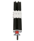 Heavy Duty Metal Cross Slide Block For Mini Lathes Z010M with red adjustment knob and black metal slide, precision control tool.