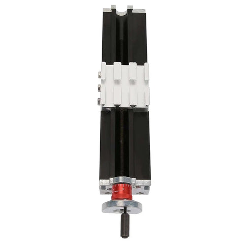 Heavy Duty Metal Cross Slide Block For Mini Lathes Z010M with red adjustment knob and black metal slide, precision control tool.