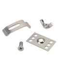 Heavy Duty 10 Piece 304 Stainless Steel Sink Clips Kit For Undermount Installation In Kitchen And Bathroom Epoxy Securing Brackets