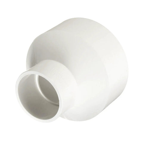 4 Inch PVC Pipe Coupling Fitting Schedule 40 Straight Slip Socket Connector SOC To SOC For Home Use Irrigation And Industrial Projects Built Tough No Leak White Furniture Grade PVC