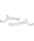 One And Three Quarter Inch Dropped Steering Arms For Ford 1934 Model T Style And 1937 To 1948 Ford Spindles Zinc Plated Forged Steel For Four Inch Drop Axles And Four Bar Or Harpin Radius Rod Suspension, pair