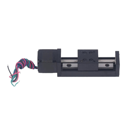 Heavy Duty 50Mm Stroke Linear Rail Slide Actuator with T screw rod system for DIY CNC applications.