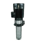 Heavy Duty 5500W Machine Tool Cooling Pump Rock Solid Gear Pump with a silver and black metallic design for coolant needs.