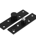 Hidden 360 Degree Stainless Steel Pivot Hinge For Doors And Bookcases Heavy Duty Invisible Concealed Hinge, black metal parts