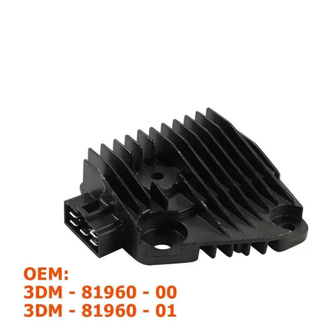 Voltage Regulator Rectifier Kit For XV250S Virago 1998 1999 showing black heat-sink design with connector ports