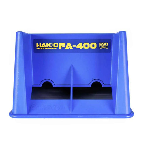 Front view of Pro Solder Smoke Absorber for fast safe fume cleanup with replaceable activated carbon filter, upright position.