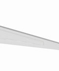 Locking Shelf Bracket For 16 Inch Deep Wire Shelving That Fits ShelfTrack And Adjustable Closet Systems White 1 Pack Easy Install