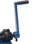 Close-up of handle and gears on Heavy Duty Sheet Metal Bead Roller With 18 Inch Throat Depth And Included 4 6 7.5 mm Round Bead Dies