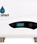 Front view of Point Of Use Electric Tankless Water Heater 6 KW with digital display for single sink in RVs, boats, and more.